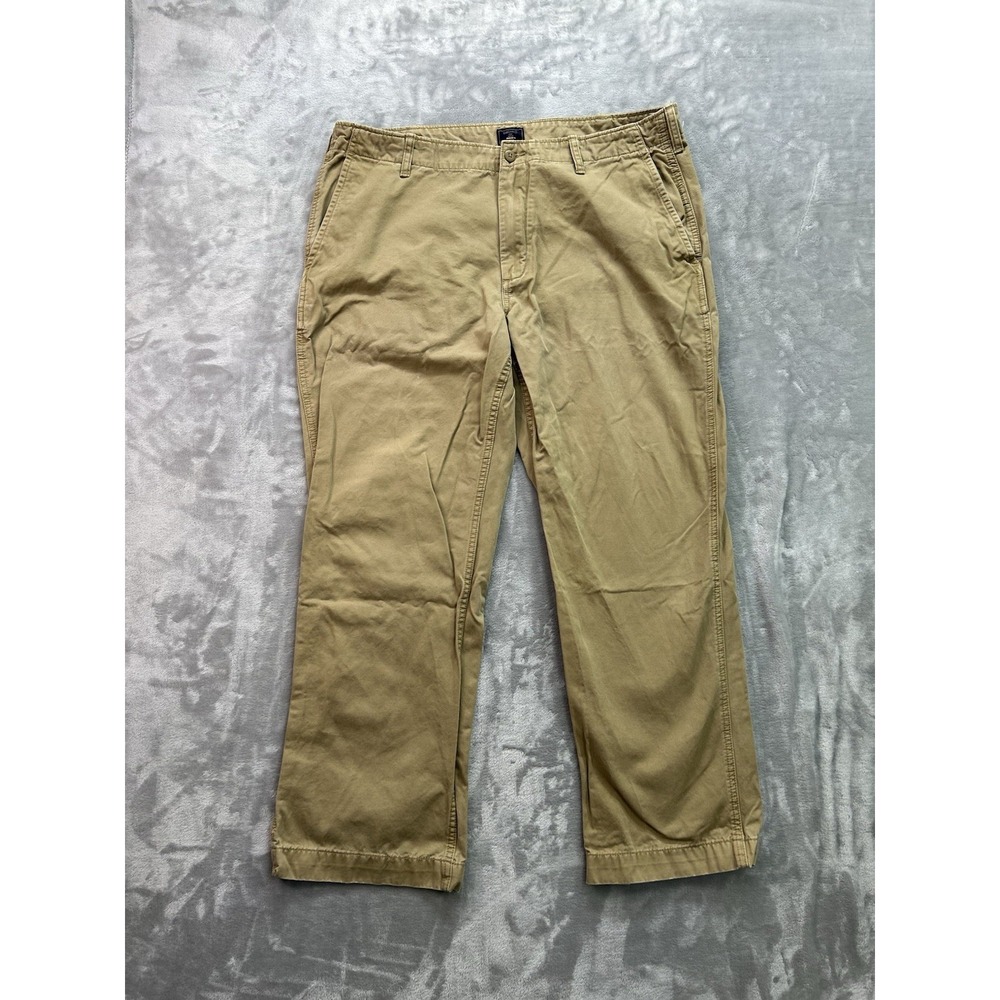 Gap Khakis Men Chino Pants Vintage Standard Fit Tan 38x32 Camping Fishing Casual